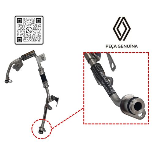 RN 57368R 210457368R TUBO DE ENTRADA DE AGUA DA TURBINA 1.0 H5D1.3 16V H5H - 3